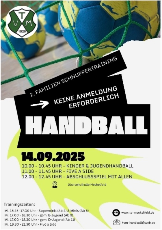 Handball Schnuppertraining