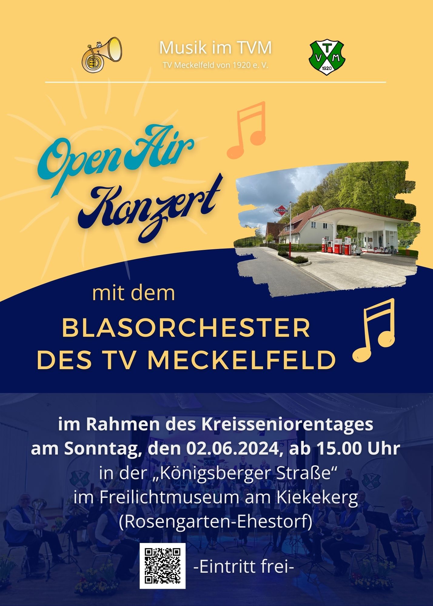 240602 MIT Plakat Open Air Konzert Kiekeberg 2024